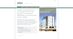 Desktop Screenshot of anaco.co.uk